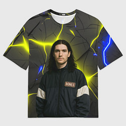 Футболка оверсайз мужская Bones в спортивном стиле, цвет: 3D-принт