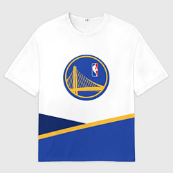 Футболка оверсайз мужская Golden State Warriors - NBA, цвет: 3D-принт