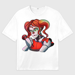 Футболка оверсайз мужская Five Night at Freddy s - Систер Бейби, цвет: 3D-принт