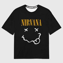 Мужская футболка оверсайз Nirvana rock music