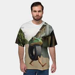 Футболка оверсайз мужская Бонека Амбалабу мем, цвет: 3D-принт — фото 2