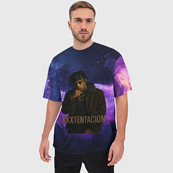 Футболка оверсайз мужская XXXTentacion - кулак, цвет: 3D-принт — фото 2