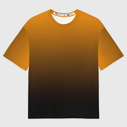 Футболка оверсайз мужская Orange gradient, цвет: 3D-принт