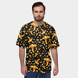 Футболка оверсайз мужская Грибной дождик, цвет: 3D-принт — фото 2