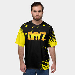 Футболка оверсайз мужская Dayz краски желтые краски, цвет: 3D-принт — фото 2