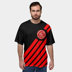 Футболка оверсайз мужская Ajax геометрия, цвет: 3D-принт — фото 2