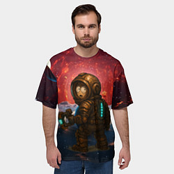 Футболка оверсайз мужская Кенни попал в Dead Space, цвет: 3D-принт — фото 2