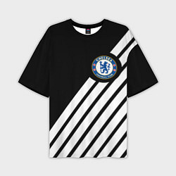 Футболка оверсайз мужская Chelsea geometry sport, цвет: 3D-принт