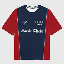 Футболка оверсайз мужская Audi club retro, цвет: 3D-принт