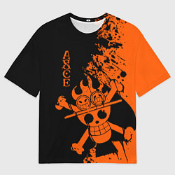 Футболка оверсайз мужская One Piece - Ace, цвет: 3D-принт