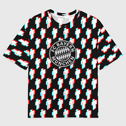 Футболка оверсайз мужская Бавария Мюнхен люди, цвет: 3D-принт
