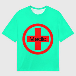 Футболка оверсайз мужская Medic, цвет: 3D-принт