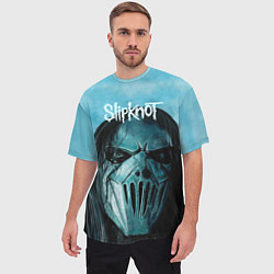 Футболка оверсайз мужская Slipknot, цвет: 3D-принт — фото 2