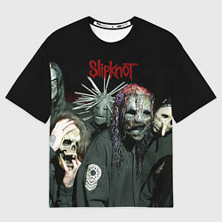 Футболка оверсайз мужская Slipknot, цвет: 3D-принт