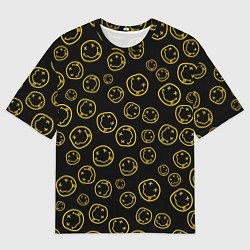 Мужская футболка оверсайз Nirvana Pattern