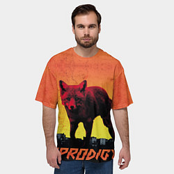 Футболка оверсайз мужская The Prodigy: Red Fox, цвет: 3D-принт — фото 2