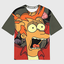 Футболка оверсайз мужская Frai Horrified, цвет: 3D-принт