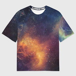 Футболка оверсайз мужская Космос, цвет: 3D-принт