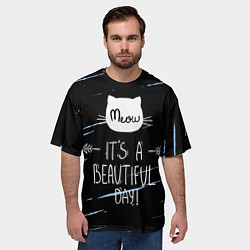 Футболка оверсайз мужская Прекрасный день, цвет: 3D-принт — фото 2