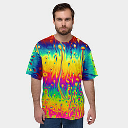Футболка оверсайз мужская Tie dye, цвет: 3D-принт — фото 2