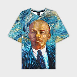 Футболка оверсайз мужская Ленин Ван Гога, цвет: 3D-принт