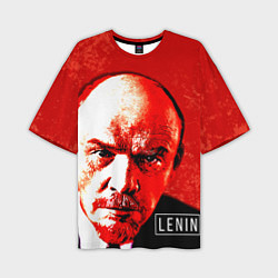 Футболка оверсайз мужская Red Lenin, цвет: 3D-принт