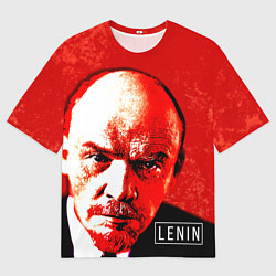 Футболка оверсайз мужская Red Lenin, цвет: 3D-принт