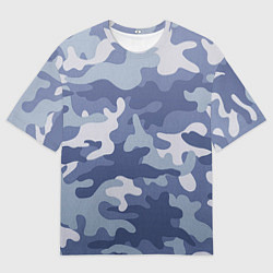 Футболка оверсайз мужская Камуфляж, цвет: 3D-принт