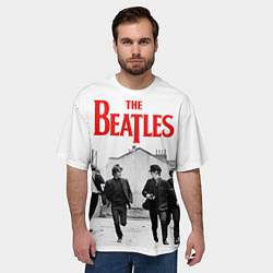 Футболка оверсайз мужская The Beatles: Break, цвет: 3D-принт — фото 2