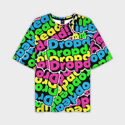 Мужская футболка оверсайз Drop Dead: Acid Pattern