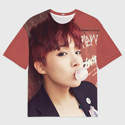 Футболка оверсайз мужская J-Hope, цвет: 3D-принт