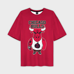 Мужская футболка оверсайз Chicago bulls