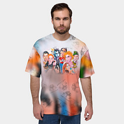 Футболка оверсайз мужская Король и Шут, цвет: 3D-принт — фото 2