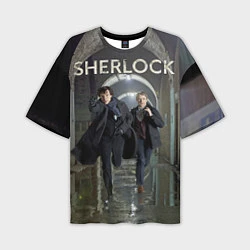Мужская футболка оверсайз Sherlock Break