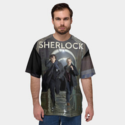 Футболка оверсайз мужская Sherlock Break, цвет: 3D-принт — фото 2