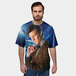Футболка оверсайз мужская 11th Doctor Who, цвет: 3D-принт — фото 2