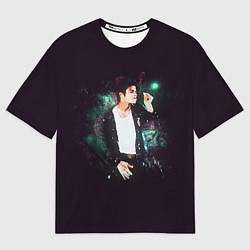 Футболка оверсайз мужская Michael Jackson, цвет: 3D-принт