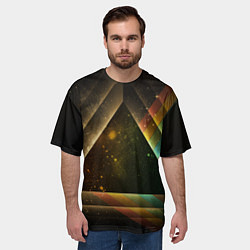 Футболка оверсайз мужская Pink Phloyd: Triangle, цвет: 3D-принт — фото 2