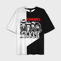 Футболка оверсайз мужская Ramones Boys, цвет: 3D-принт