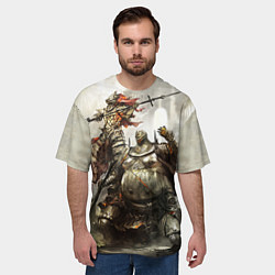Футболка оверсайз мужская Dark Souls, цвет: 3D-принт — фото 2