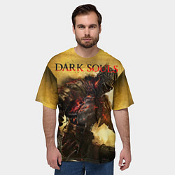 Футболка оверсайз мужская Dark Souls: Braveheart, цвет: 3D-принт — фото 2