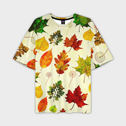 Мужская футболка оверсайз Осень