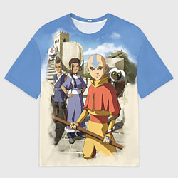 Мужская футболка оверсайз Легенда об Аанге