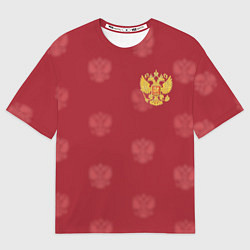 Футболка оверсайз мужская Сборная России по футболу, цвет: 3D-принт
