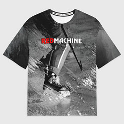 Футболка оверсайз мужская Red maсhine, цвет: 3D-принт