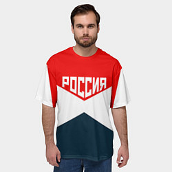 Футболка оверсайз мужская Форма России, цвет: 3D-принт — фото 2