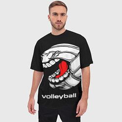 Футболка оверсайз мужская Волейбол 25, цвет: 3D-принт — фото 2