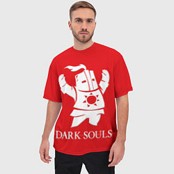 Футболка оверсайз мужская Dark Souls, цвет: 3D-принт — фото 2