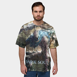 Футболка оверсайз мужская Dark Souls, цвет: 3D-принт — фото 2