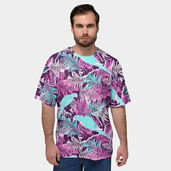 Футболка оверсайз мужская Summer paradise, цвет: 3D-принт — фото 2